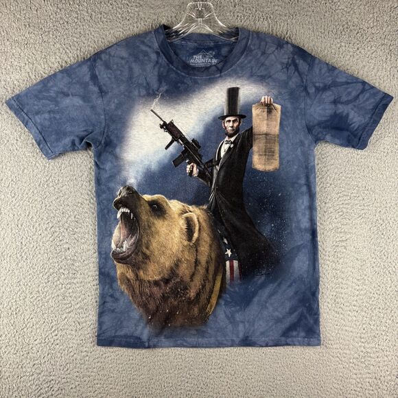 The Mountain T-Shirt Lincoln "The Emancipator" President Tee Adult Size Small - Picture 1 of 9